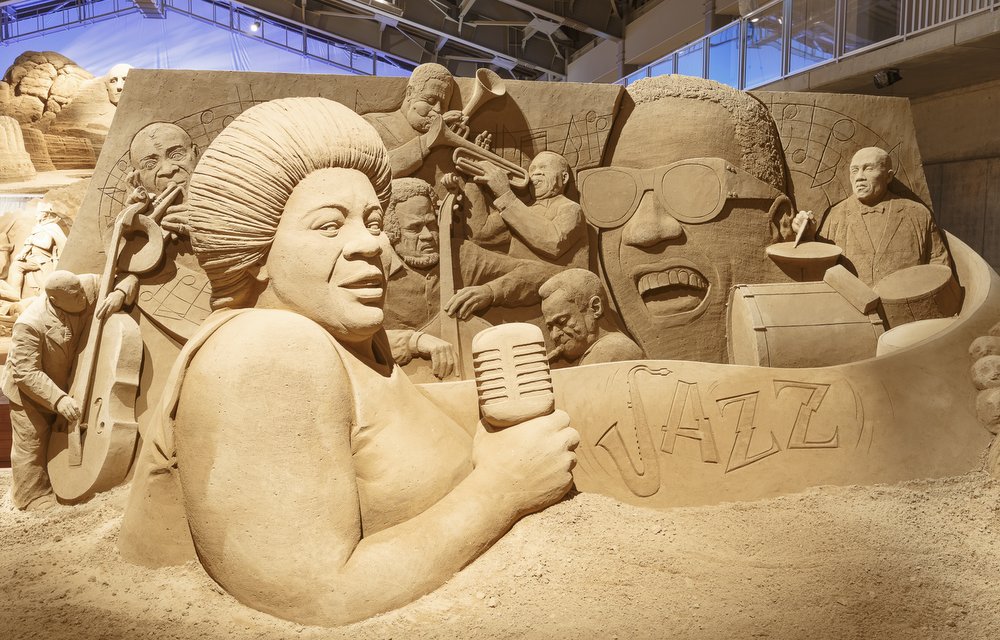 砂の美術館第1期作品画像 アメリカの音楽