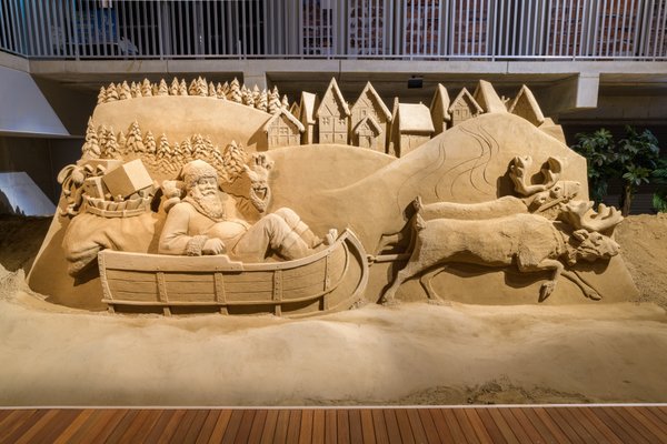 砂の美術館第11期作品画像 サンタクロース