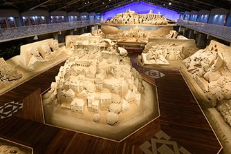 砂の美術館館内 展示砂像イメージ