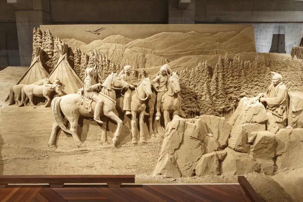 砂の美術館第1期作品画像 ネイティブアメリカン