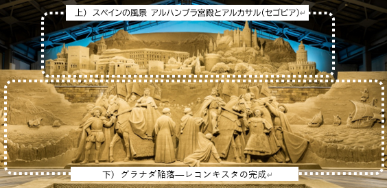 マッピング投影砂像イメージ画像