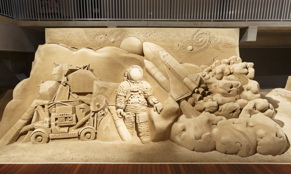 砂の美術館第1期作品画像 宇宙開発